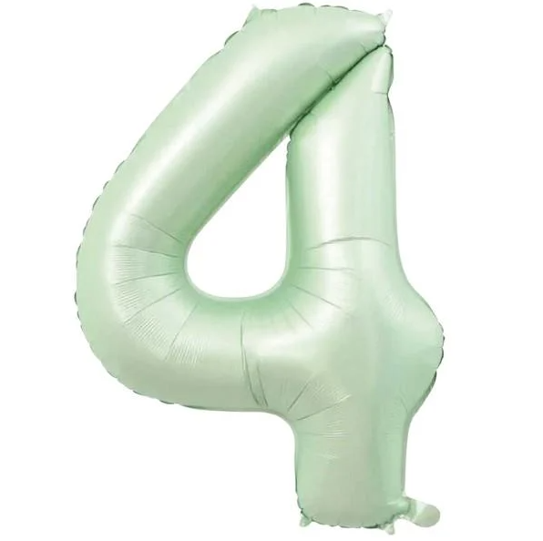 Folyo Balon Retro Yeşil 4 34 İnç 76 Cm